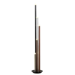 Lucande LED vloerlamp Stoika, 150 cm, 5-lamps, metaal