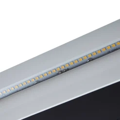 Lucande LED wand inbouwlamp Loya, 23 x 8 cm, wit, IP54