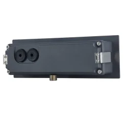 Lucande LED wand inbouwlamp Loya, 23 x 8 cm, grijs, IP54