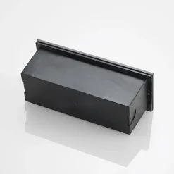 Lucande LED wand inbouwlamp Zandro, 25 cm, antraciet, IP65