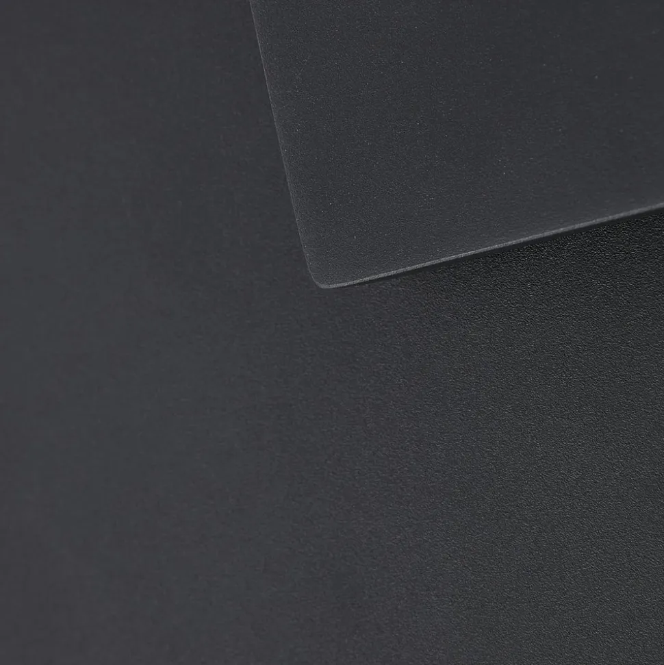 Lucande LED wandlamp Elrik, zwart, 27 cm hoog, metaal