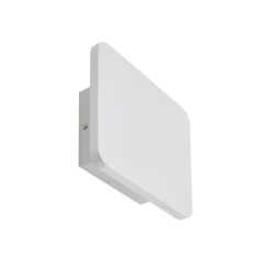 Lucande LED wandlamp Elrik, wit, 22 cm hoog, metaal