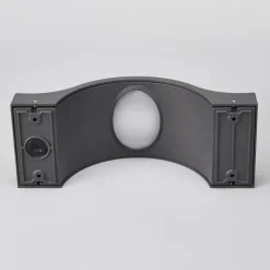 Lucande LED wandlamp Jace, antraciet, metaal, 28cm, IP54