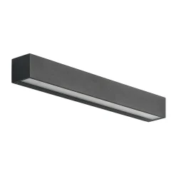 Lucande LED wandlamp Lengo, 50cm, antraciet, omhoog/omlaag, CCT
