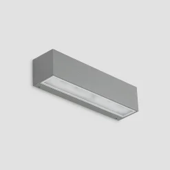 Lucande LED wandlamp Lengo, 25 cm, zilver, 2-lamps, IP65