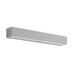 Lucande LED wandlamp Lengo, 50 cm, zilver, 1-lamp, IP65