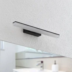 Lucande LED wandlamp Lisana, horizontaal, 46 cm, IP44