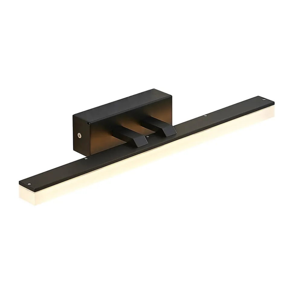 Lucande LED wandlamp Lisana, horizontaal, 46 cm, IP44