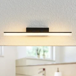 Lucande LED wandlamp Lisana, horizontaal, 46 cm, IP44