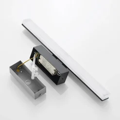 Lucande LED wandlamp Lisana, horizontaal, 46 cm, IP44