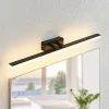Lucande LED wandlamp Lisana, horizontaal, 75 cm, IP44