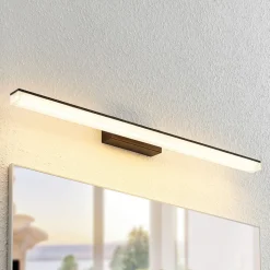 Lucande LED wandlamp Lisana, horizontaal, 75 cm, IP44