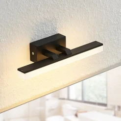 Lucande LED wandlamp Lisana, horizontaal, 32 cm, IP44