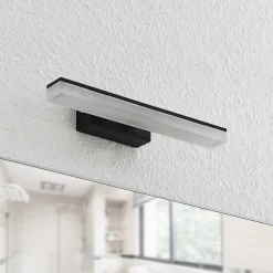 Lucande LED wandlamp Lisana, horizontaal, 32 cm, IP44