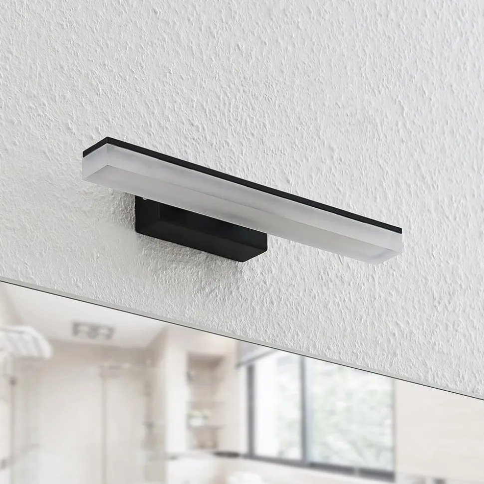 Lucande LED wandlamp Lisana, horizontaal, 32 cm, IP44