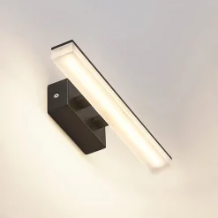 Lucande LED wandlamp Lisana, horizontaal, 32 cm, IP44