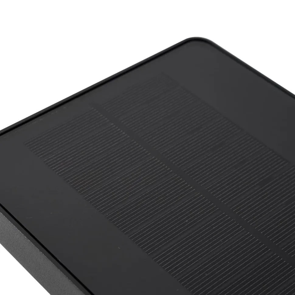 Lucande LED wandlamp Tilena, zwart, aluminium, sensor