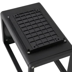 Lucande LED wandlamp Tilena, zwart, aluminium, sensor