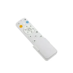 Lucande LED-ventilator Lineta, wit, kabel, Ø 103 cm, stil