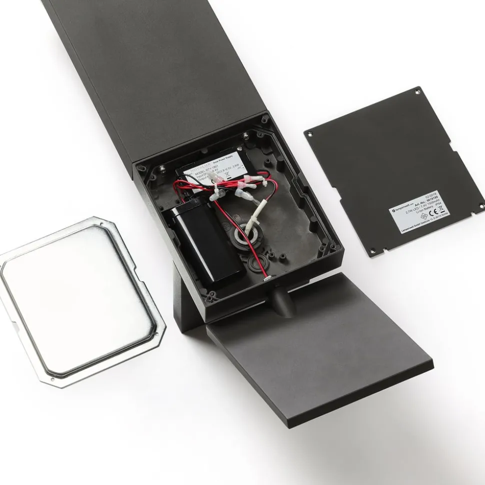 Lucande LED-zonnegolflamp Silvan, 60 cm, sensor, antraciet