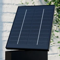 Lucande LED-zonnegolflamp Silvan, 100cm, sensor, antraciet