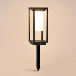 Lucande LED-zonnevoetlamp Eliel, 34 cm, antraciet, IP54