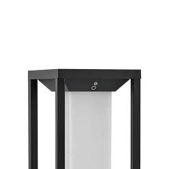 Lucande LED-zonnevoetlamp Eliel, hoogte 50 cm, zwart
