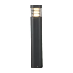 Lucande Lucius LED tuinpadverlichting, 65cm, antraciet, metaal, IP54