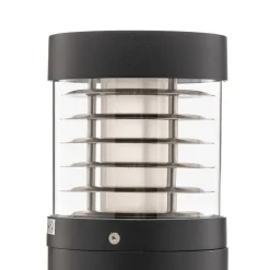 Lucande Lucius LED tuinpadverlichting, 65cm, antraciet, metaal, IP54