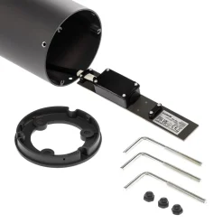 Lucande Lucius LED tuinpadverlichting, 65cm, antraciet, metaal, IP54