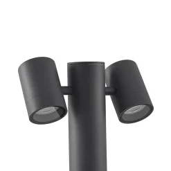 Lucande Maloney sokkellamp, 50 cm, antraciet, IP54