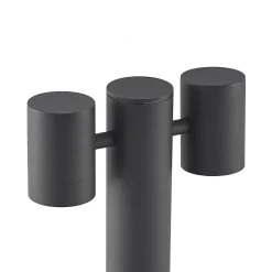 Lucande Maloney sokkellamp, 50 cm, antraciet, IP54