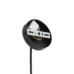 Lucande Marrin buiten hanglamp, zwart, metaal, Ø 31 cm