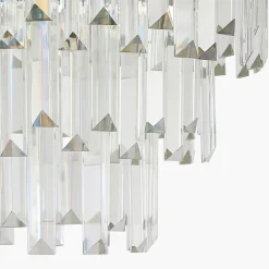 Lucande Miraia plafondlamp van kristal, goud