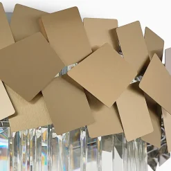 Lucande Miraia plafondlamp van kristal, goud