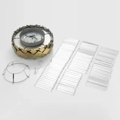 Lucande Miraia plafondlamp van kristal, goud