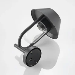 Lucande Olinum buitenwandlamp, donkergrijs