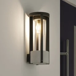 Lucande Overa buitenwandlamp, E27
