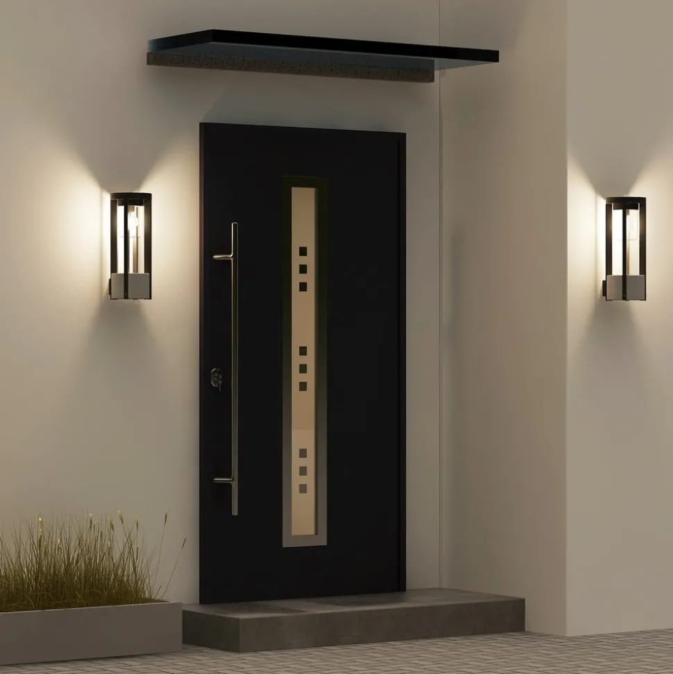 Lucande Overa buitenwandlamp, E27