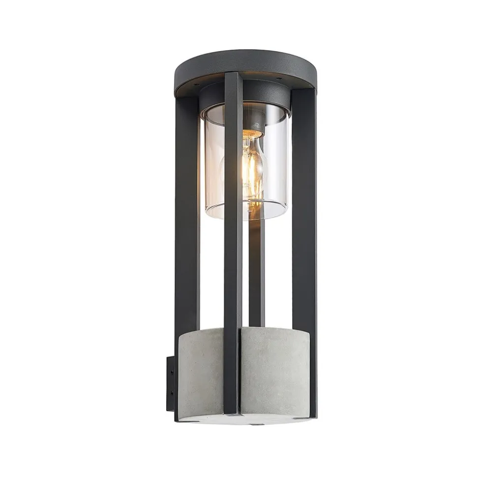 Lucande Overa buitenwandlamp, E27