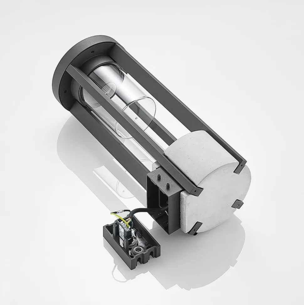 Lucande Overa buitenwandlamp, E27