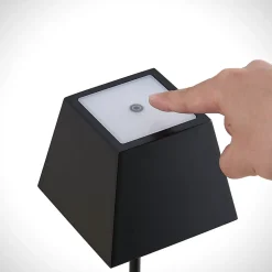 Lucande Patini LED tafellamp buiten, zwart