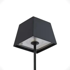 Lucande Patini LED tafellamp buiten, zwart