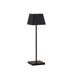 Lucande Patini LED tafellamp buiten, zwart