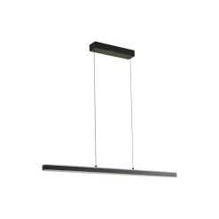 Lucande Pendolo LED hanglamp, zwart, aluminium, 120 cm