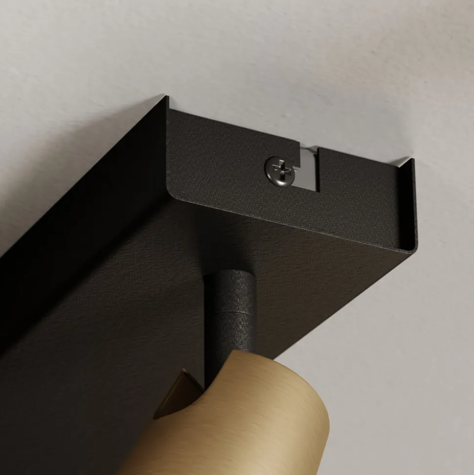 Lucande plafondlamp Angelina, 4-lamps, messing/goud