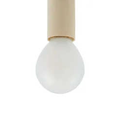 Lucande plafondlamp Bidolo, zwart, glas, Ø 15 cm, IP44