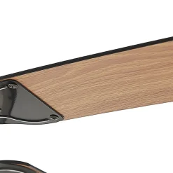 Lucande plafondventilator Tedric, zwart, stil, 133 cm