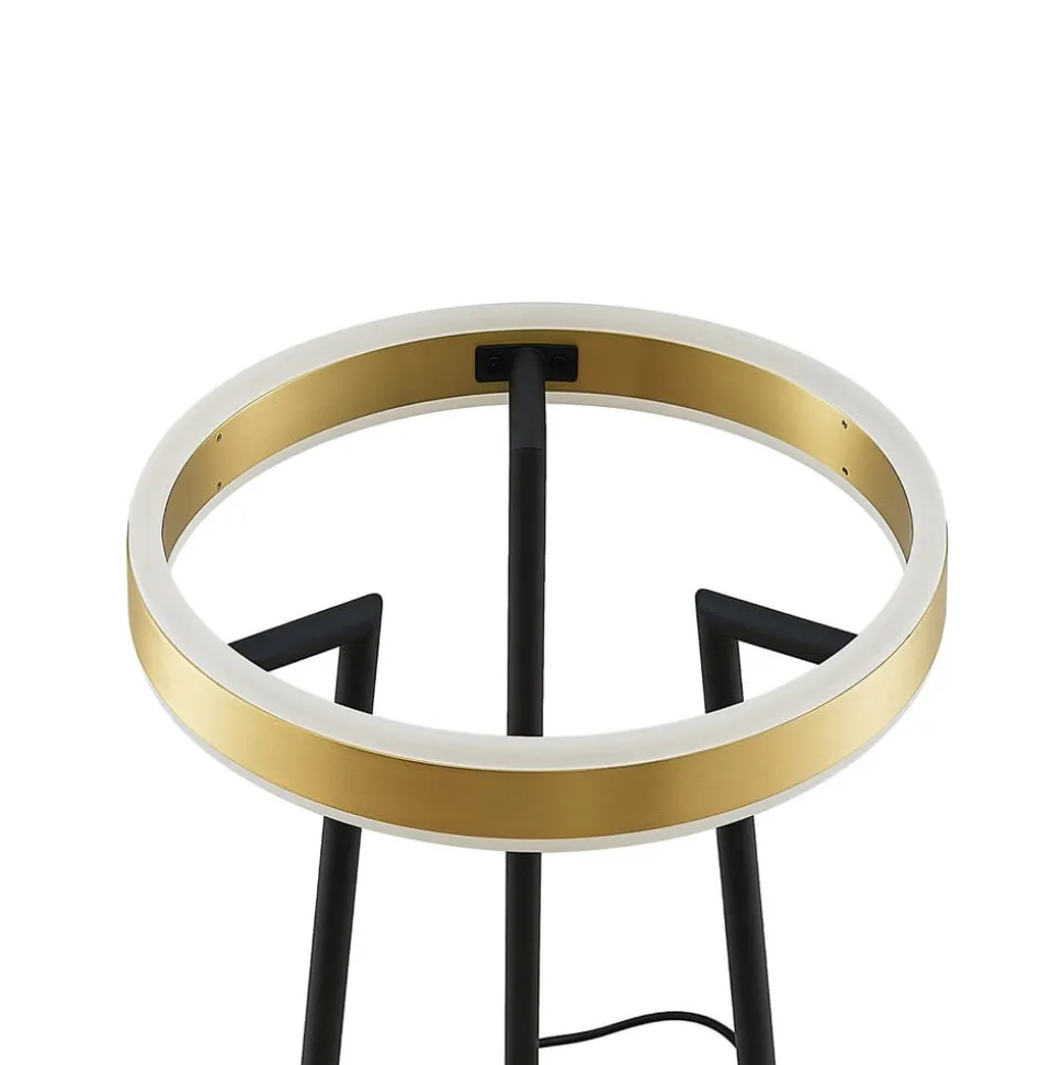 Lucande Seppe LED tafellamp, messing