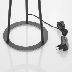 Lucande Seppe LED tafellamp, nikkel